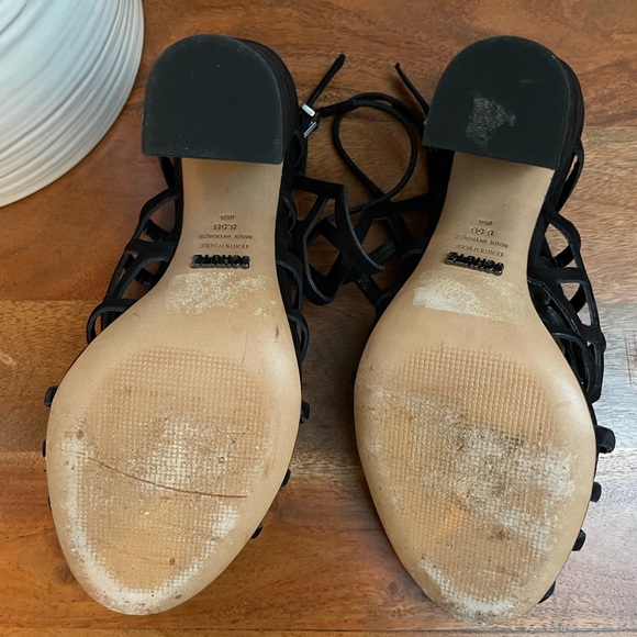 Schutz Jaden Heel in Black - Picture 6 of 9